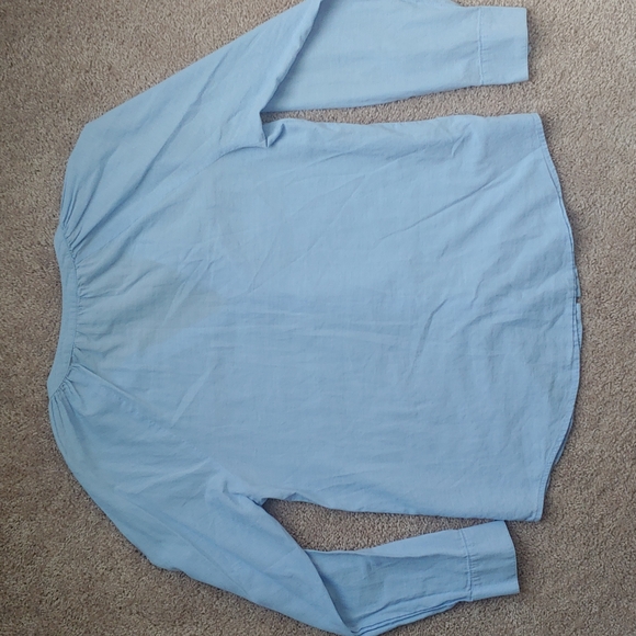 LOFT ruffle button down - Picture 5 of 5